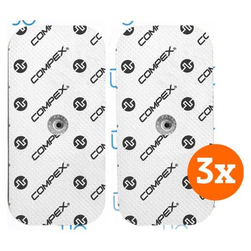 Compex Performance Elektrode 5x10cm Single Snap Triple Pack
