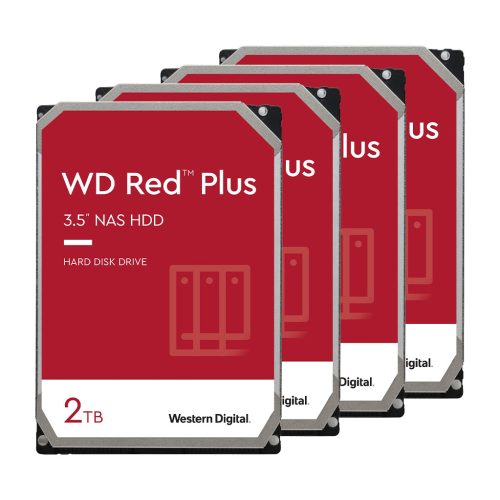 WD Red Plus WD20EFZX 2TB 4-Pack