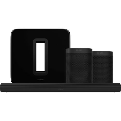 Sonos Arc 5.1 + Sub + One Duopack Zwart