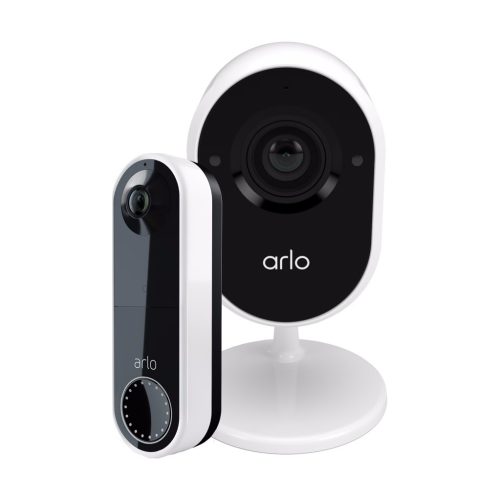 Arlo Essential Indoor Camera Wit + Arlo Wire Free Video Doorbell Wit