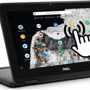 Dell Chromebook 11 3100 2-in-1 laptop, 11,6 inch touchscreen notebook, Intel Celeron N4020, 4 GB RAM, 32 GB SSD, Japans toetsenbord, Chrome OS (vernieuwd)