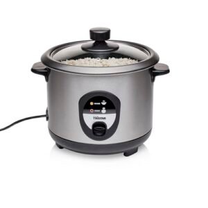 Tristar Rk-6126 Rijstkoker – Capaciteit 1 Liter – Rvs Behuizing, Grijs