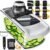 11-in-1 Mandoline Snijder Professionele Plantaardige Snijmachine Spiraals