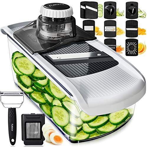 11-in-1 Mandoline Snijder Professionele Plantaardige Snijmachine Spiraals