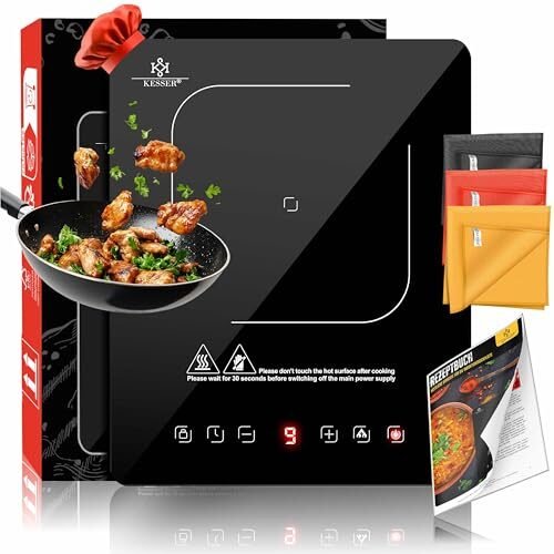 KESSER® Inductie Kookplaat Vrijstaand Elektrische Kookplaat 2100W 240V